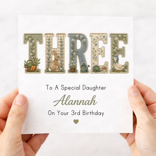 Embroidery Goose Style Card - 2 Styles