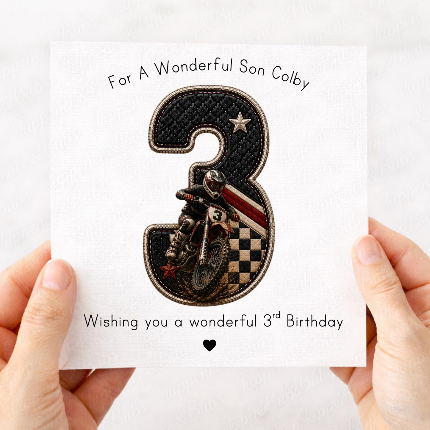 Motorbike Themed Card