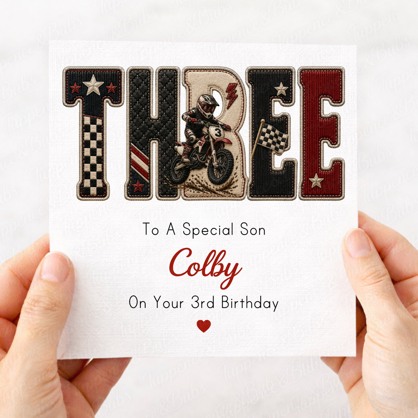Motorbike Themed Card