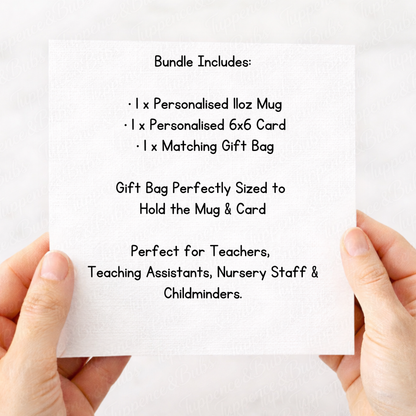 Personalised Happy Teacher Gift Set