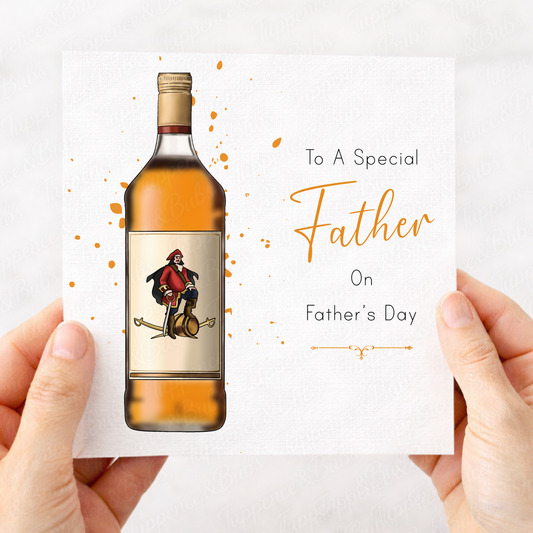 Bourbon Whiskey Father's Day Card