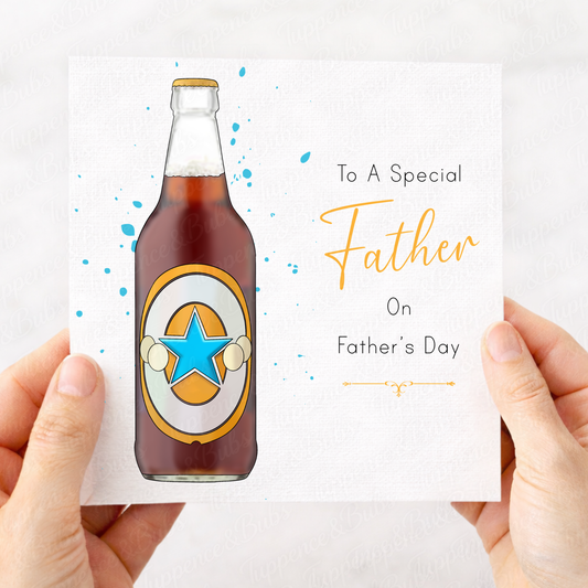 Brown Ale Father's Day Card