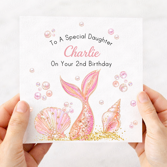 Mermaid Themed Card