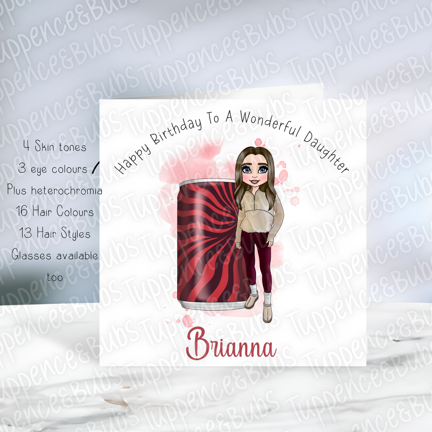 Dr Pepper Inspired Birthday Card