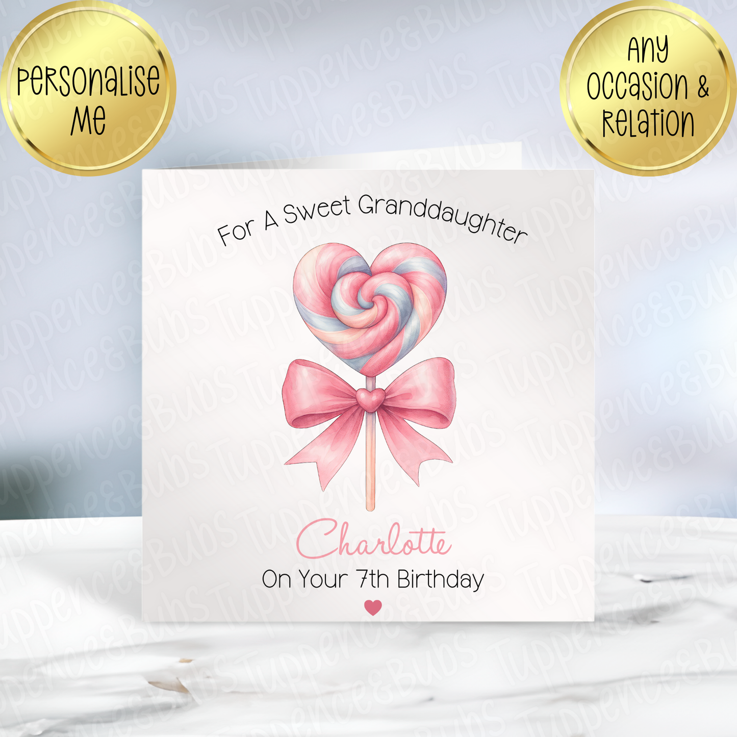 Lollipop Themed Card - 2 Designs