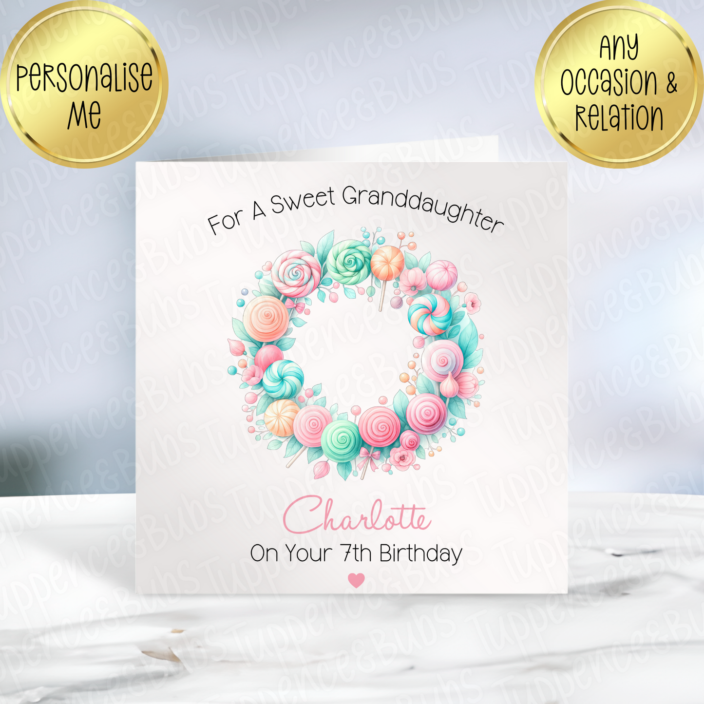 Cake Themed Card - 3 Designs