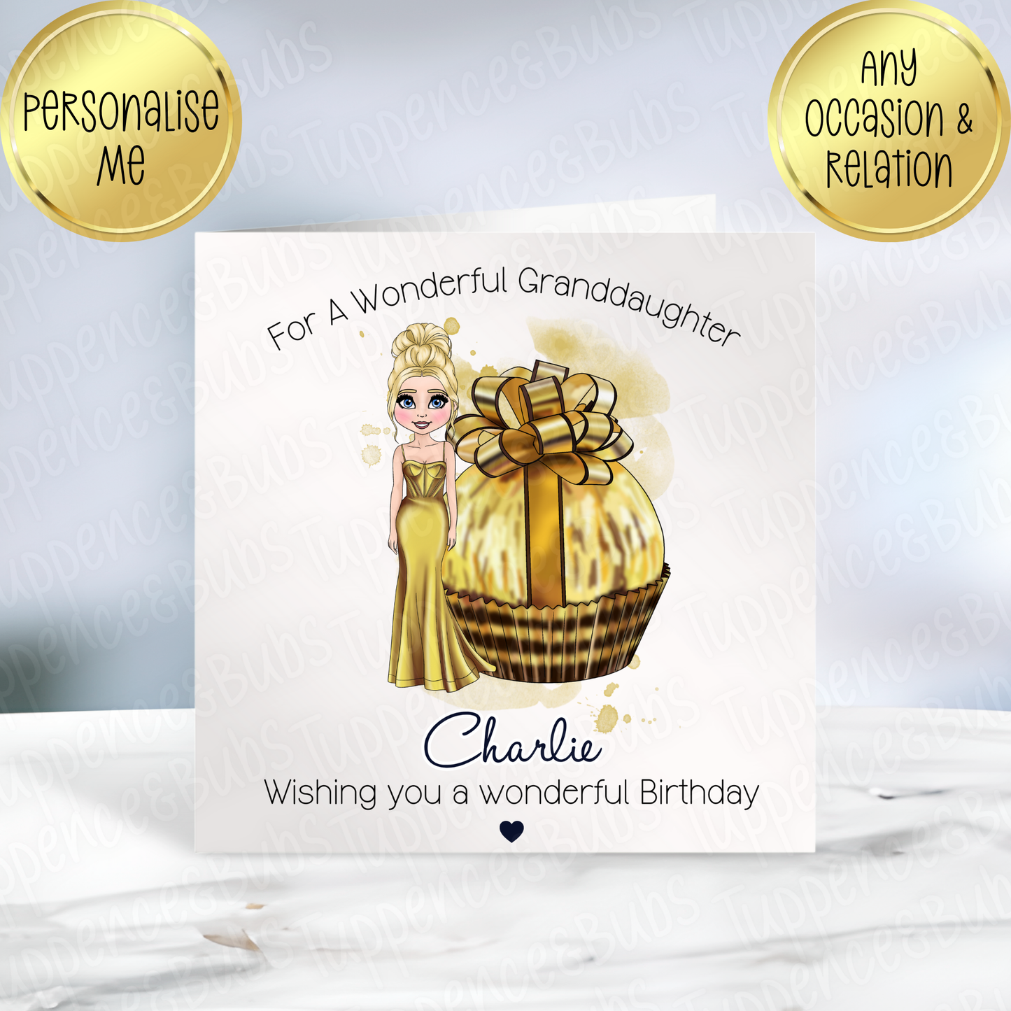 Ferrero Rocher Inspired Birthday Card