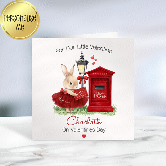 Bear/Bunny Valentine's Card - 2 Designs