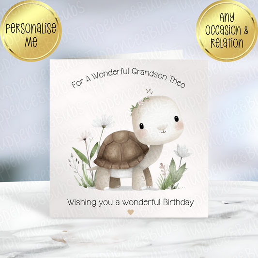 Turtle Themed Card