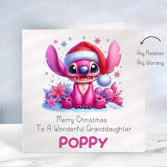 Angel Themed Christmas Card