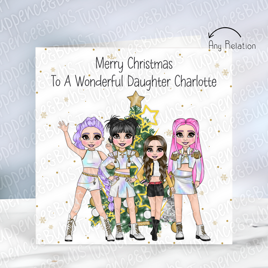Music Themed Custom Christmas Card