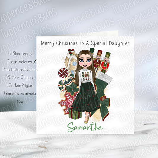 Nutcracker Jumper Style Christmas Card