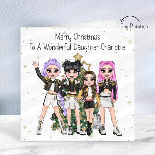 Music Themed Custom Christmas Card