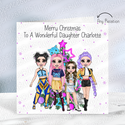 Music Themed Custom Christmas Card