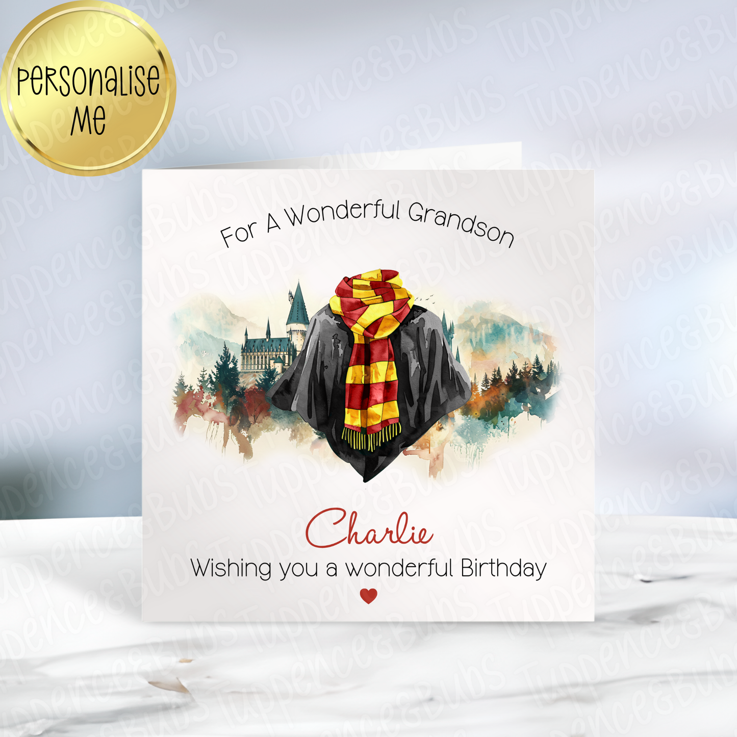 Wizard School Themed Card - 4 Designs