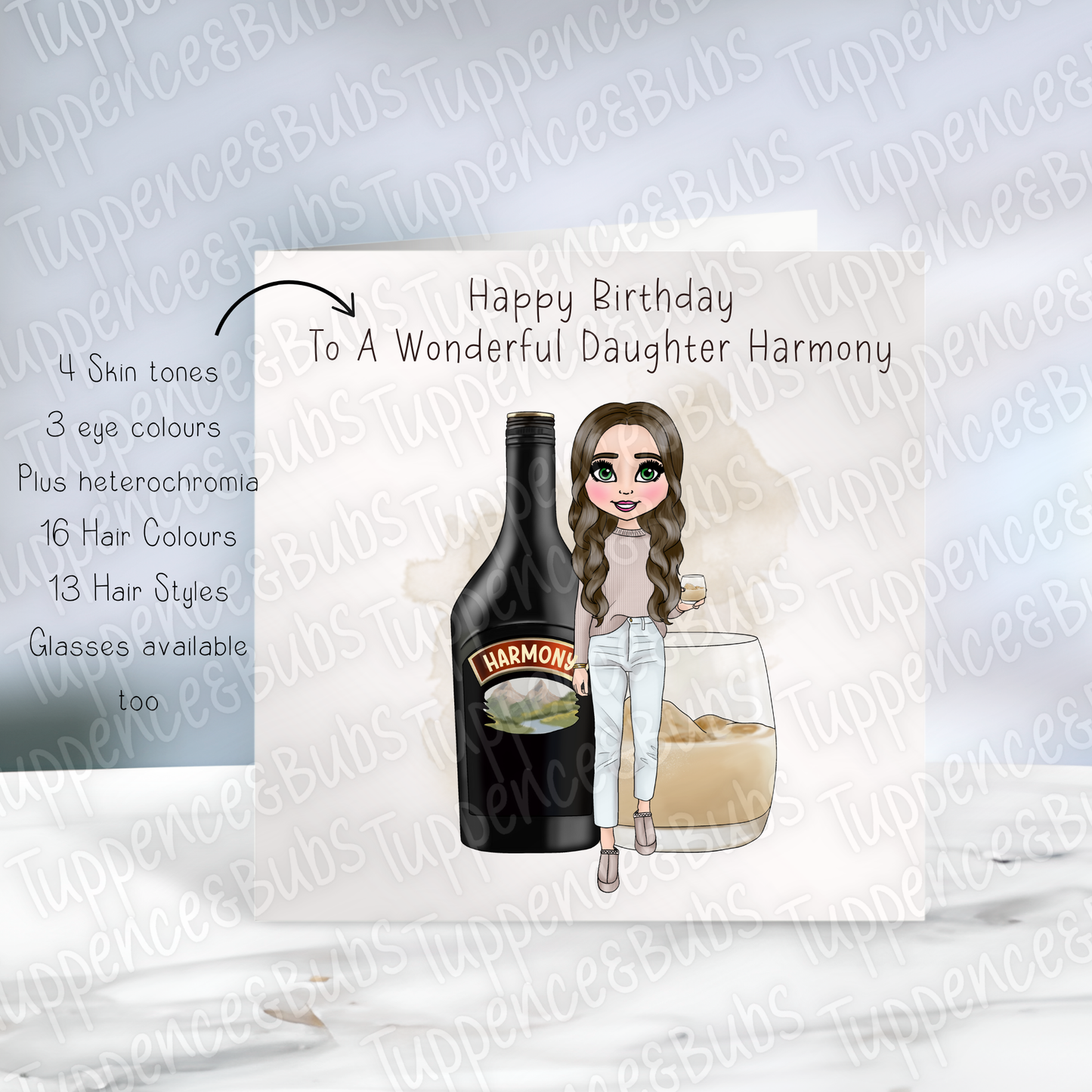 Bailey's Themed Birthday Card