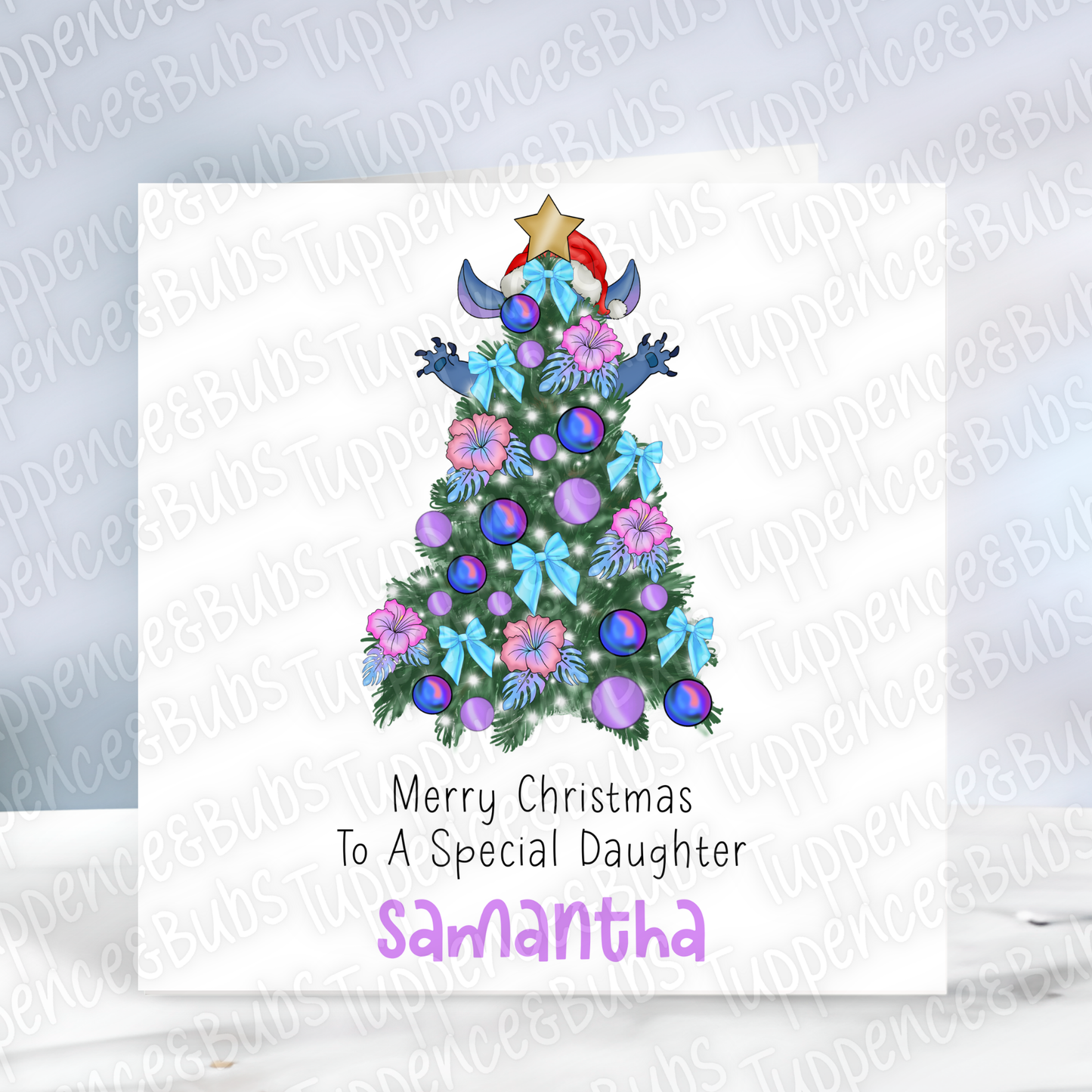 Stitchmas Inspired Christmas Card