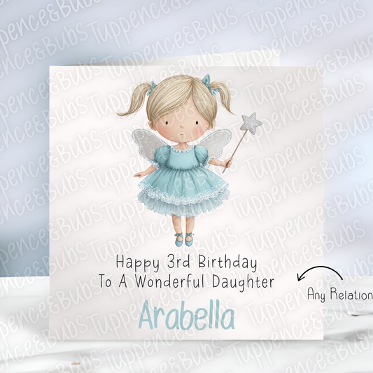 Cute Tooth Fairy Themed Card