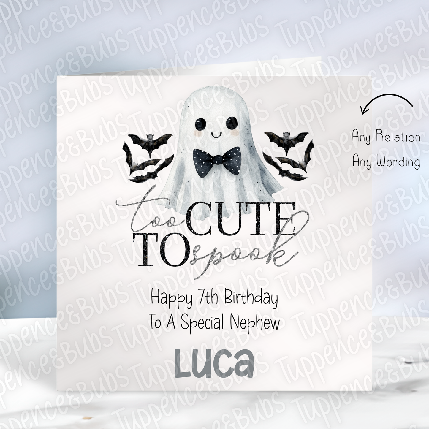 Halloween Themed Birthday Card - 2 Designs