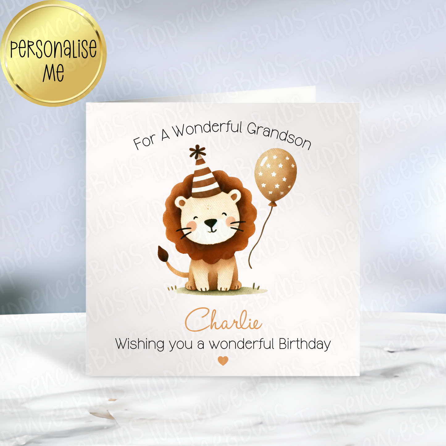 Lion Themed Card - 4 Designs