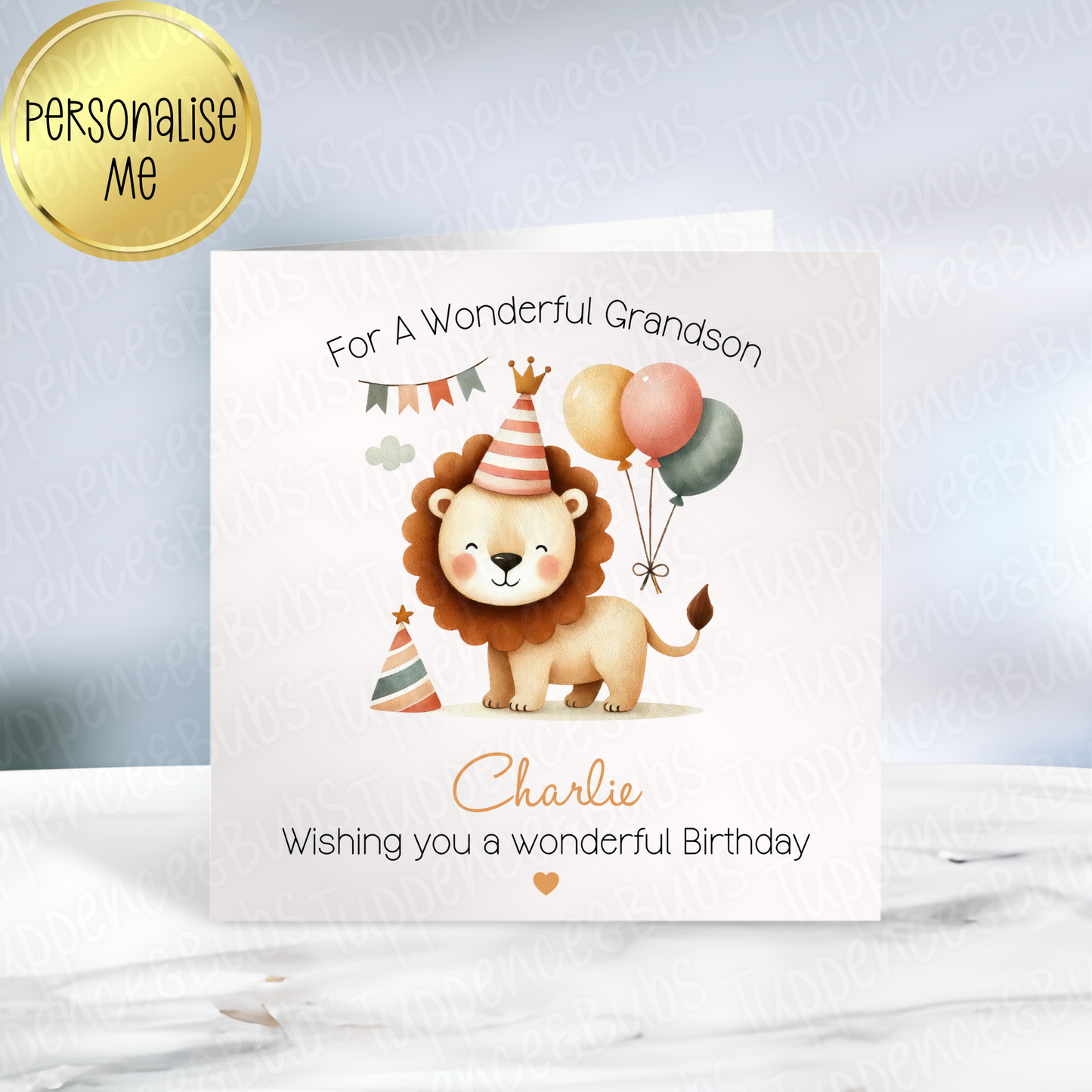 Lion Themed Card - 4 Designs