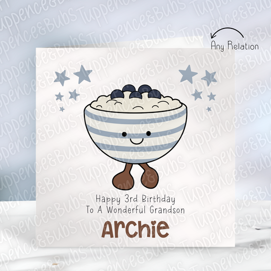 Jelly Plush Themed Birthday Card - 3 Designs