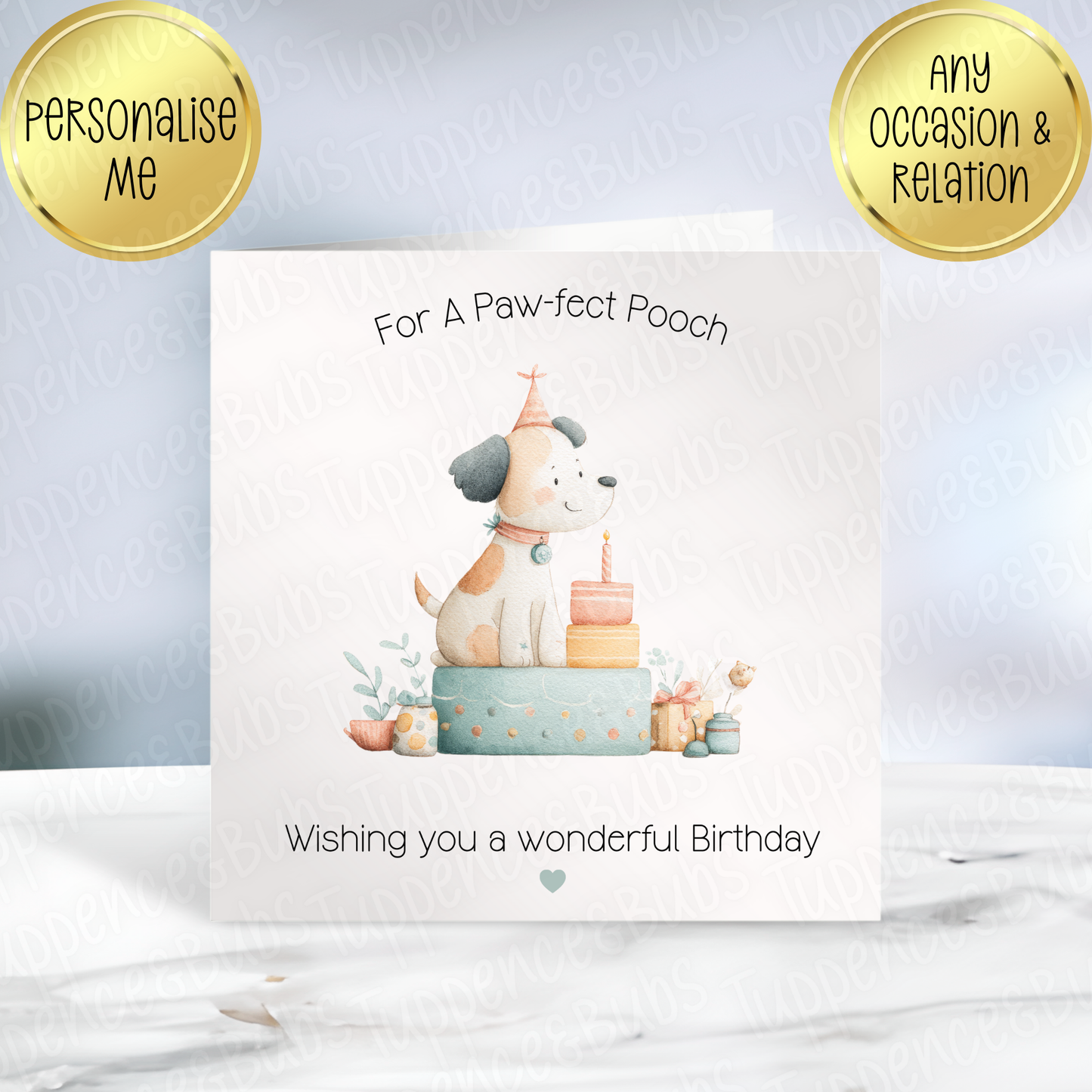 Pooch Pawfect Card - 5 Designs