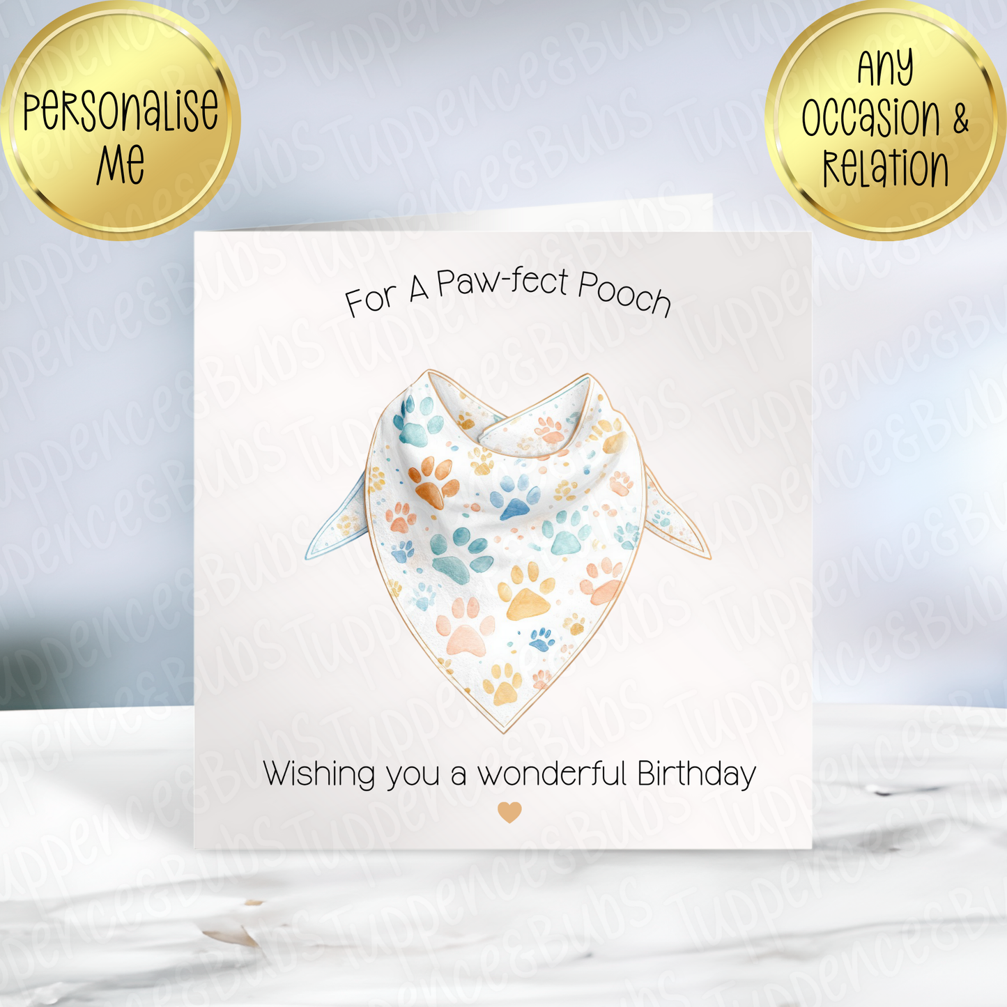 Pooch Pawfect Card - 5 Designs