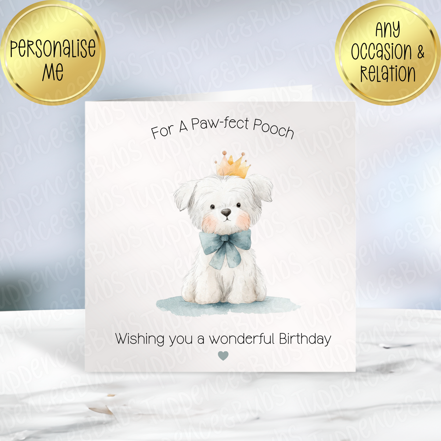 Pooch Pawfect Card - 5 Designs