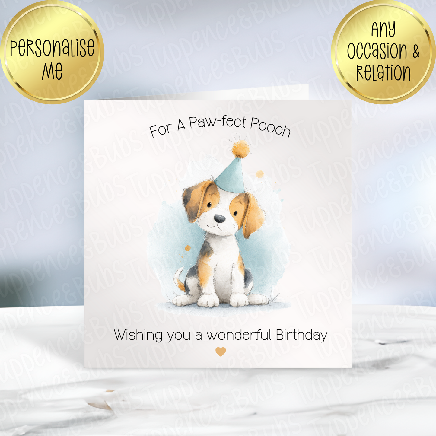 Pooch Pawfect Card - 5 Designs