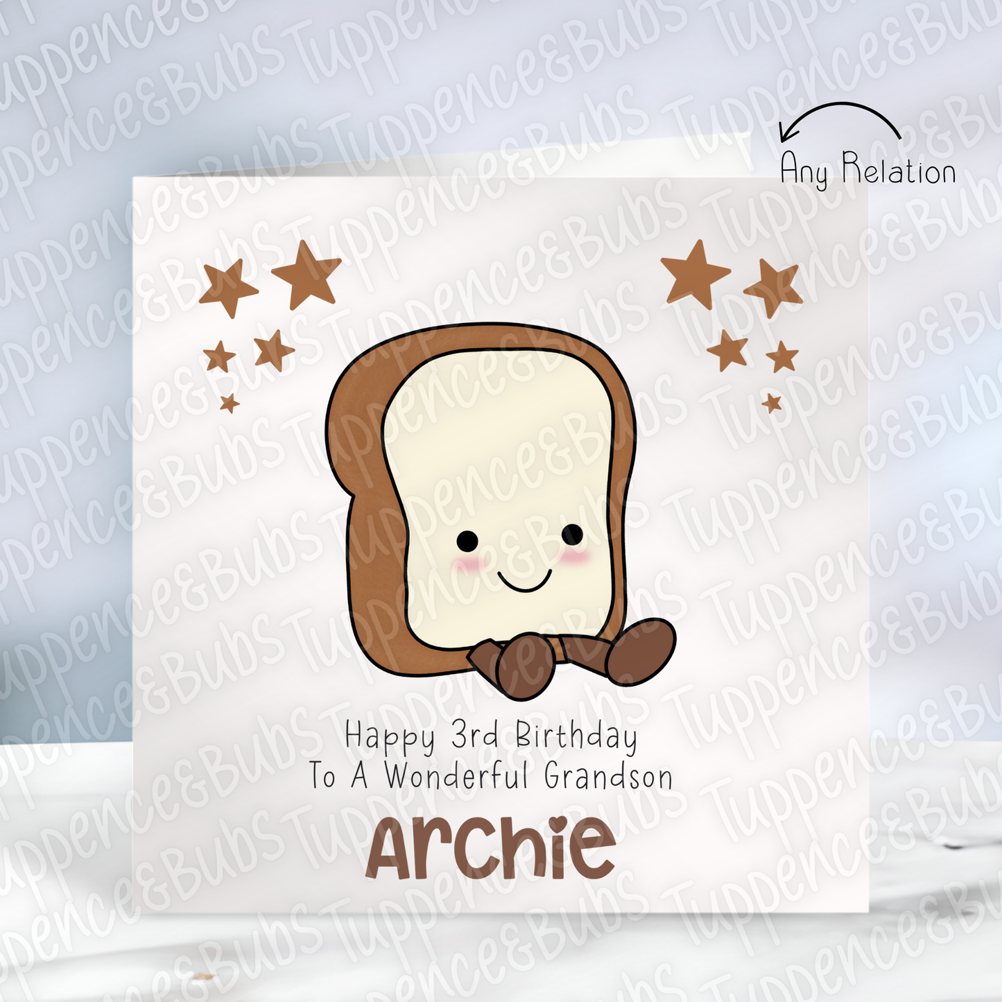 Breakfast Jelly Plush Themed Card - 3 Designs