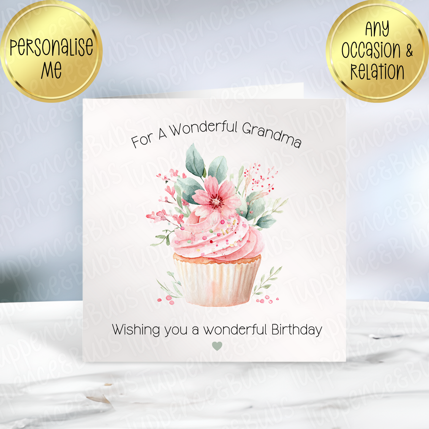 Cupcake/Cake Themed Card
