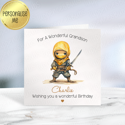 Ninja Themed Card - 6 Designs