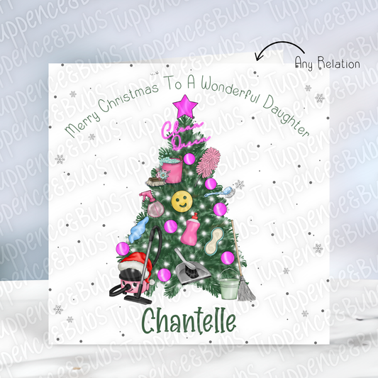 Cleaning Themed, Christmas Card