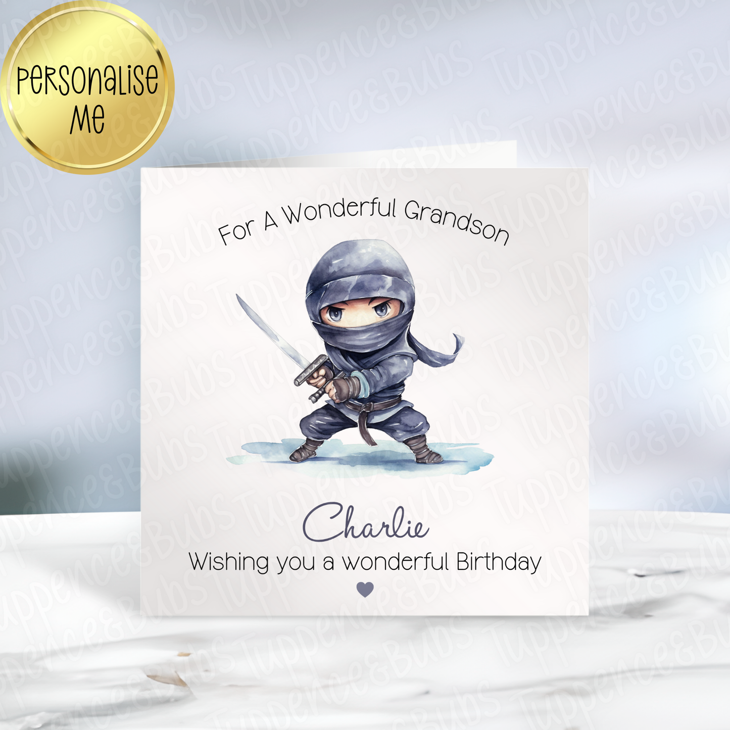 Ninja Themed Card - 6 Designs