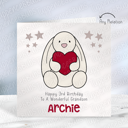 Bunny Jelly Themed Card