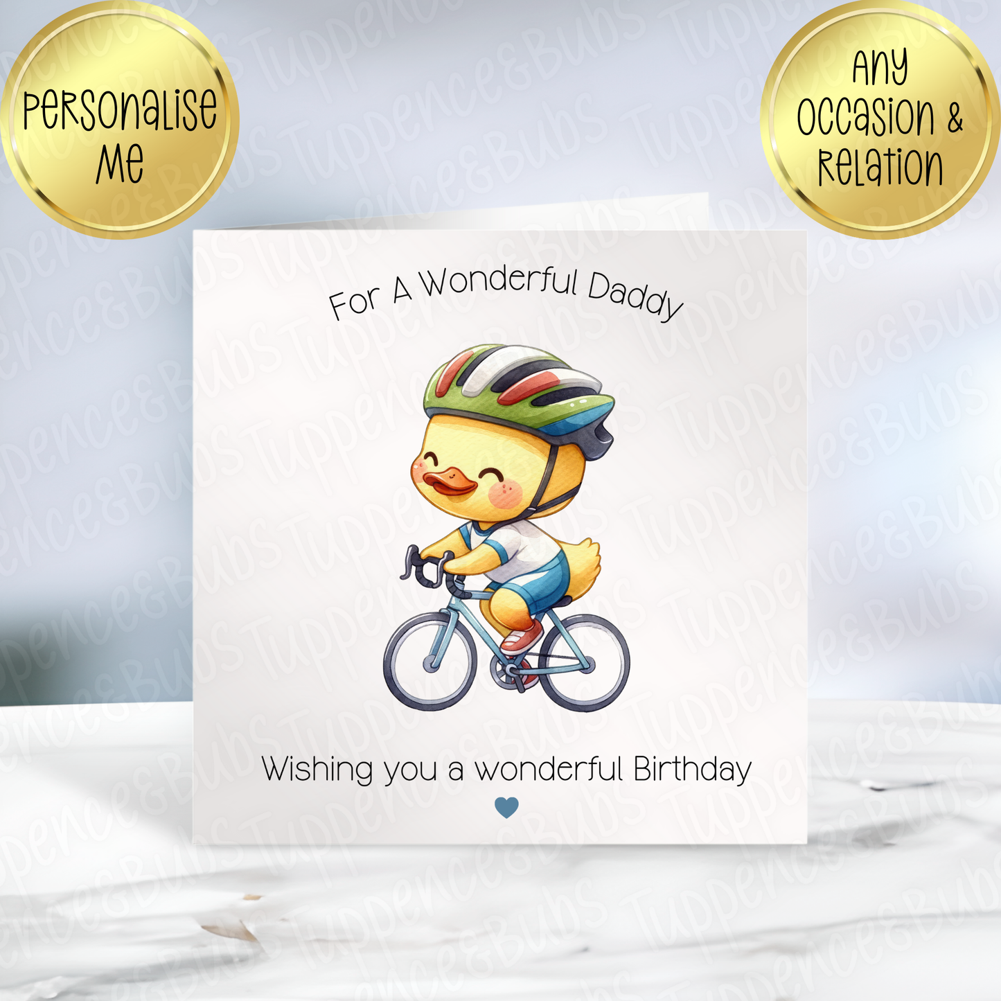 Duck With Hobbies Themed Card - 5 Designs