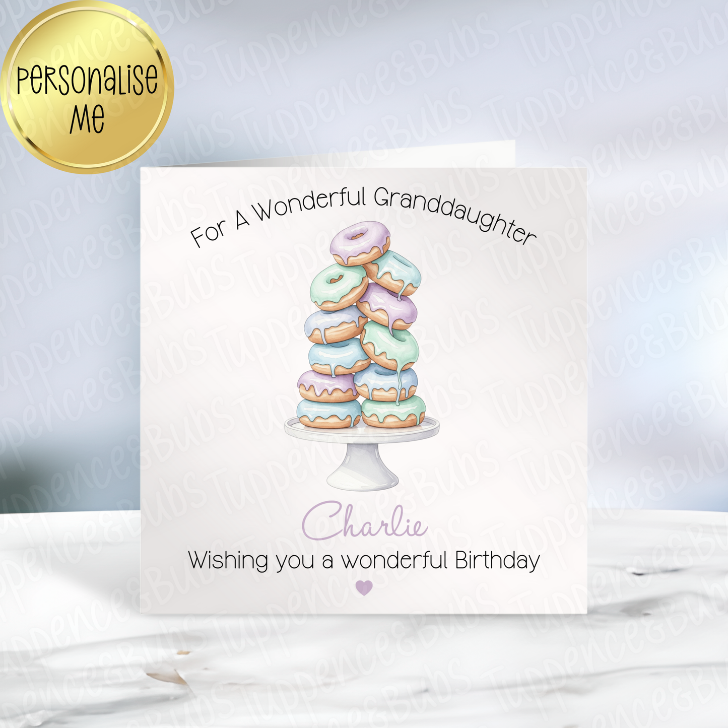 Candyland Themed Card - 3 Designs