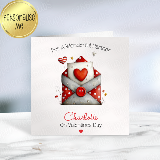 Heart Envelope Valentine