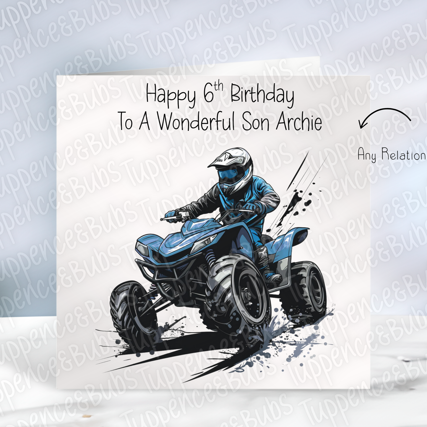 Quad Themed Birthday Card