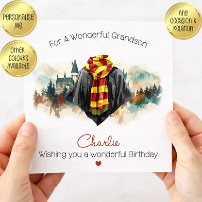 Wizard Themed Card