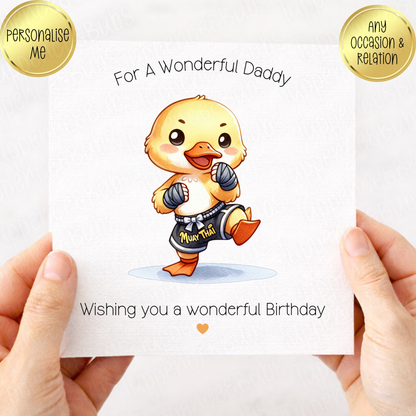 Duck With Hobbies Themed Card - 5 Designs