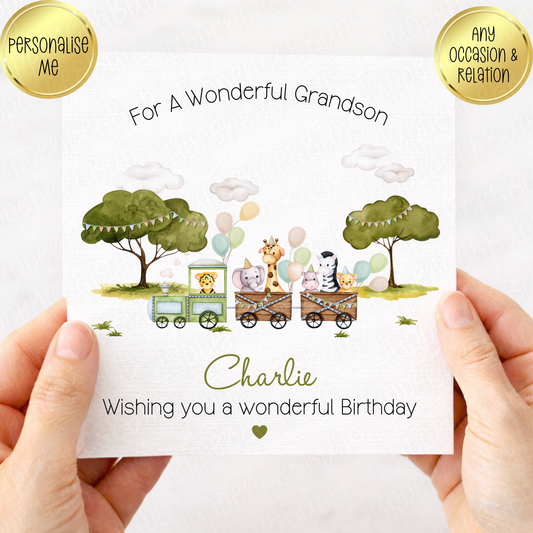 Safari Themed Card