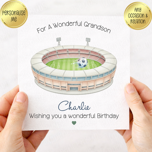 Football Stadium Card