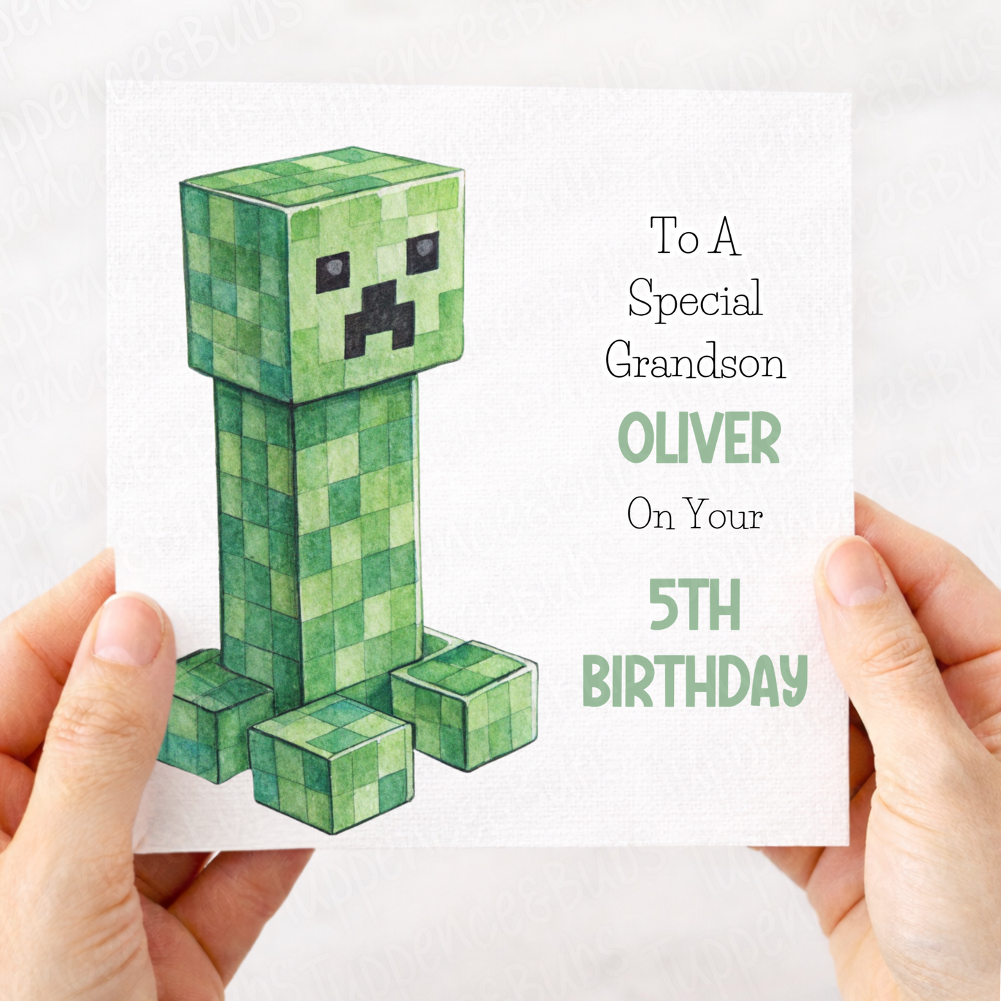 Creep Themed Birthday Card