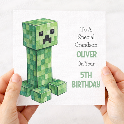 Creep Themed Birthday Card