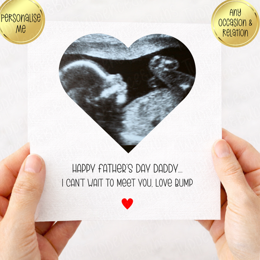From Bump To Daddy Father's Day Card