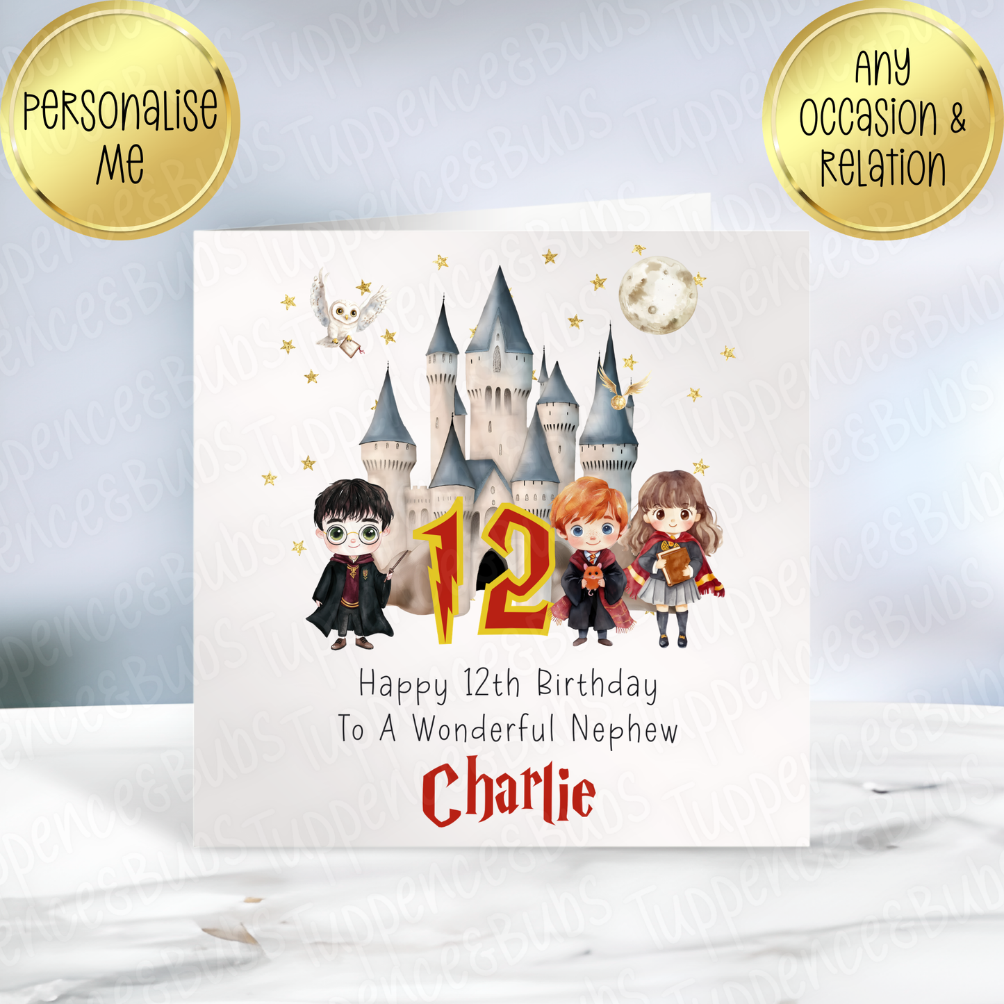 Wizard Themed Birthday Card