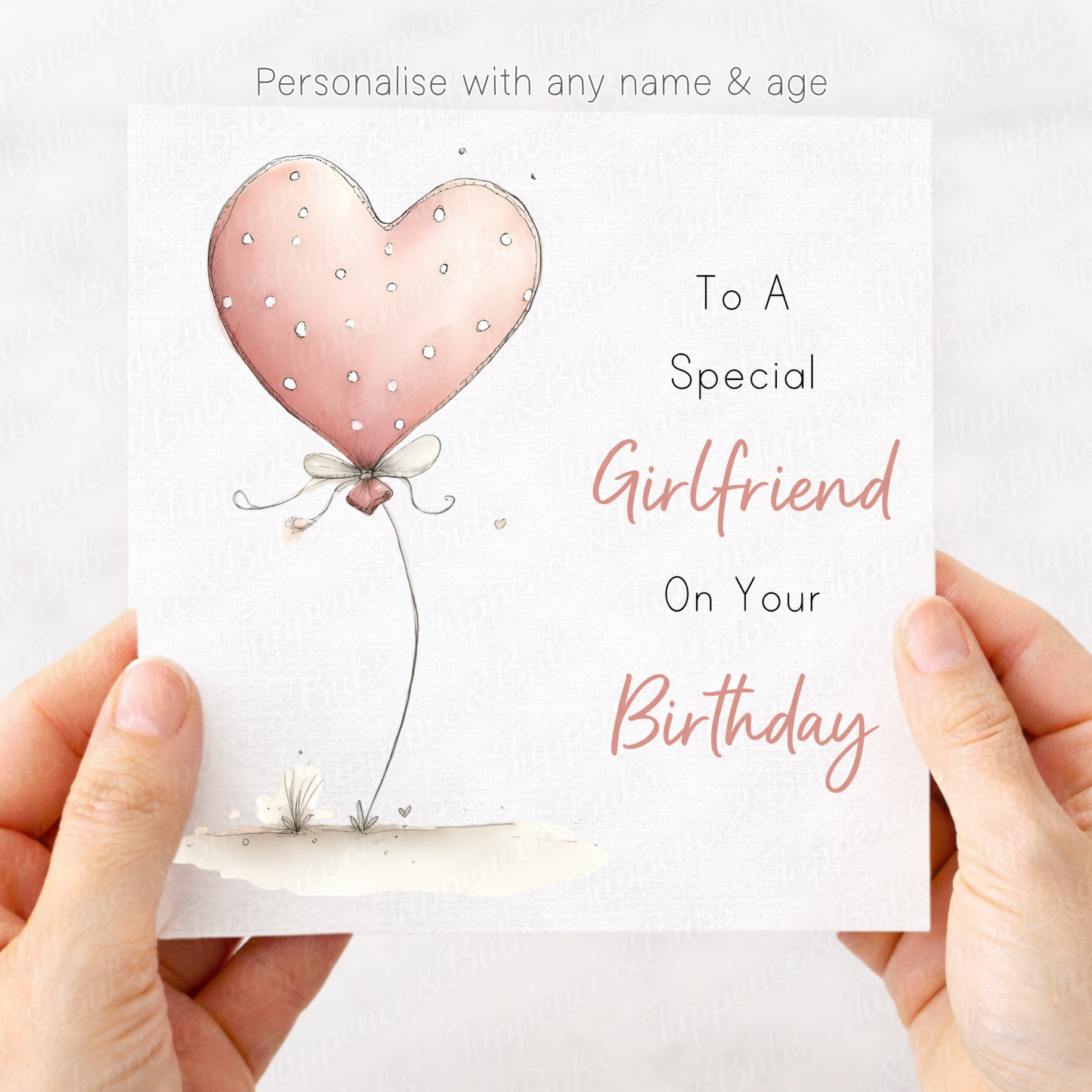Heart Balloon Card - 2 Designs