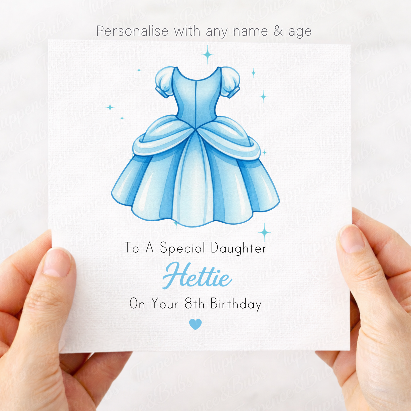 Cinders Style Birthday Card